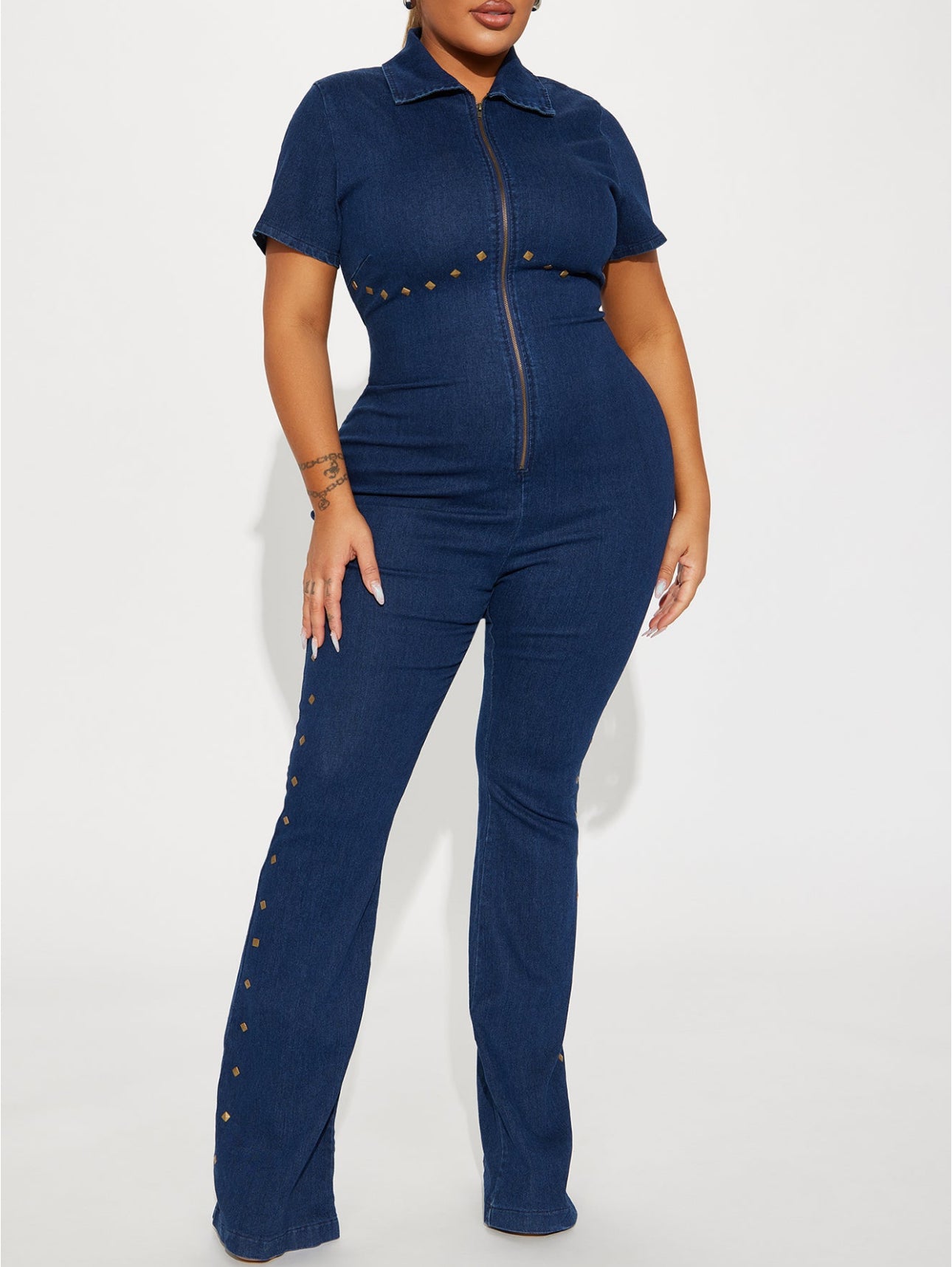 Lovely  Denim Jumpsuit