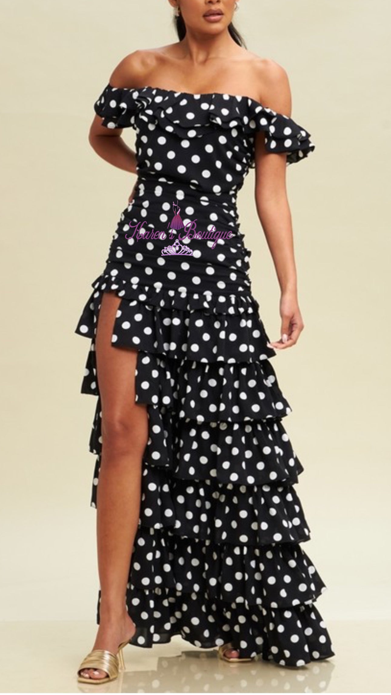 Coqueta Polka Dots Dress