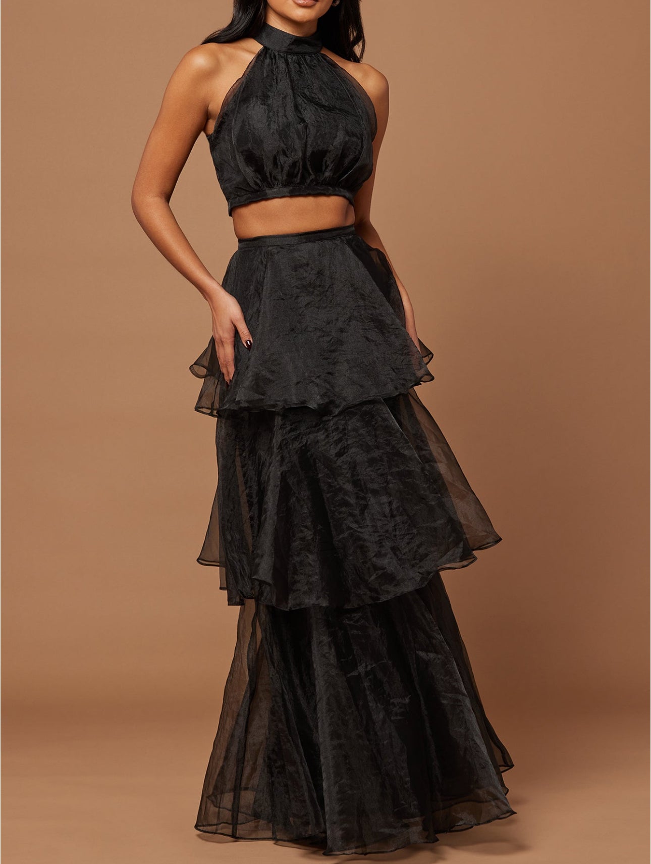 Black Diamond Skirt Set