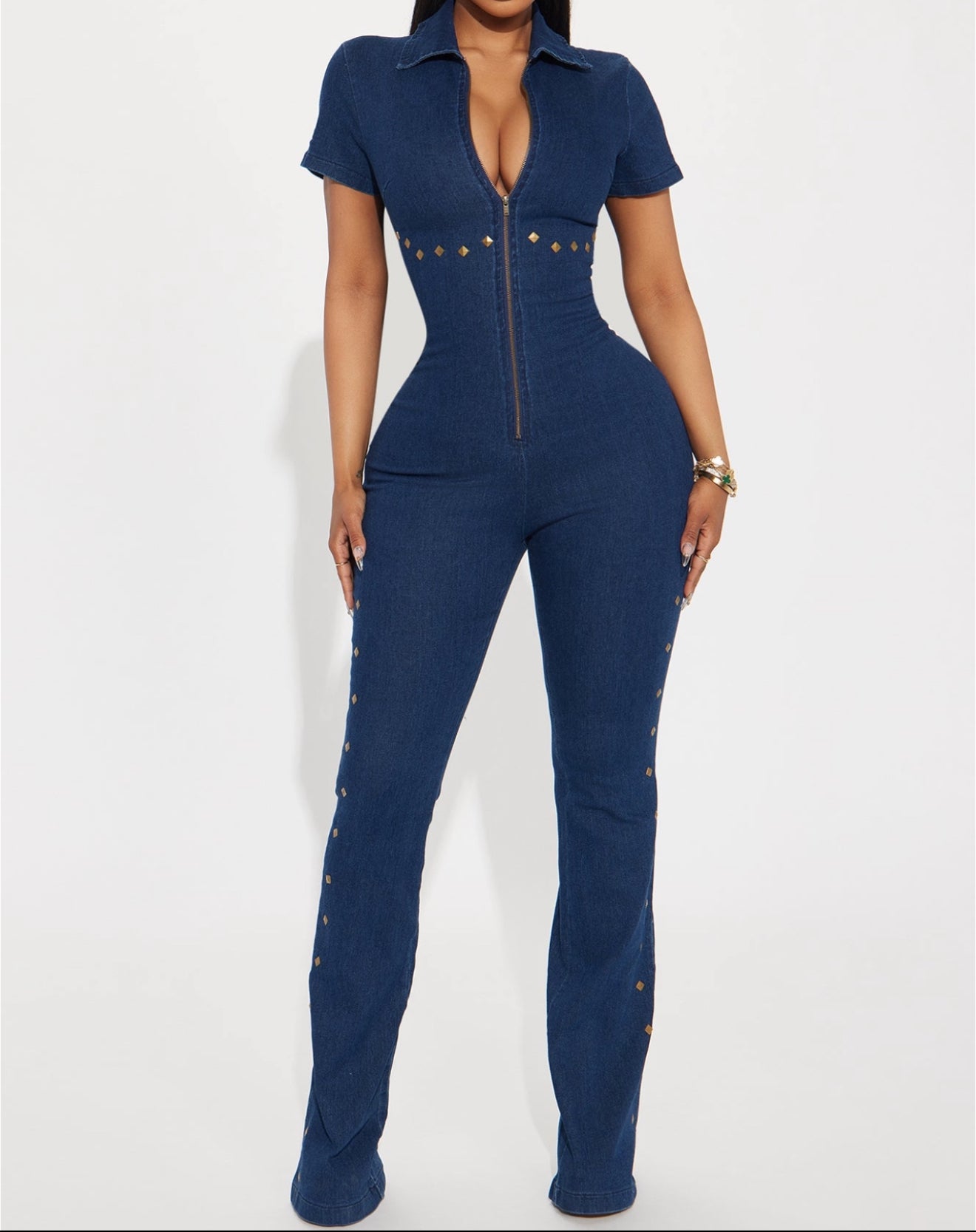 Lovely  Denim Jumpsuit